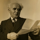 David Ben Gurion, Israeli Prime Minister,1948