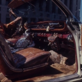 Webb Pierce in Cadillac, Nashville, TN, 1968