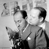 Alfred Eisenstaedt and George Karger at PIX agency