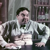 Jackie Gleason as bartender