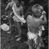 YMCA boys after a swim