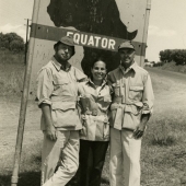 Jerry Cooke with photographer, Bradley Smith & wife, 1970