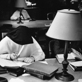 New York Public Library, Lampshades, 1960