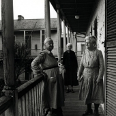 Elderly woman in the French Quarter, New Orleans, 1946
