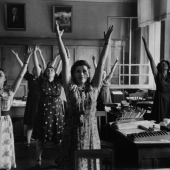"Active Rest," women in factory