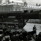 Moscow parade with missiles