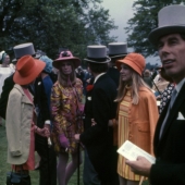 Fashionably hip Ascot crowd