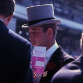 Gentleman holding Royal Ascot Race Card