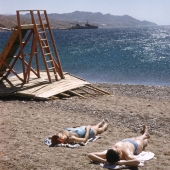 Elath Red Sea sun bathers, 1958