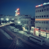 Tel Aviv at night, 1958