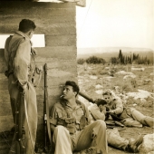 Young Haganah men, 1948