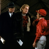 Mr. and Mrs. Morris with Jockey M Ycaza