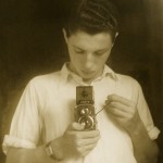self portrait with rolleiflex