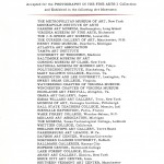 Outstanding achievement-collections and exhibited in the following museums